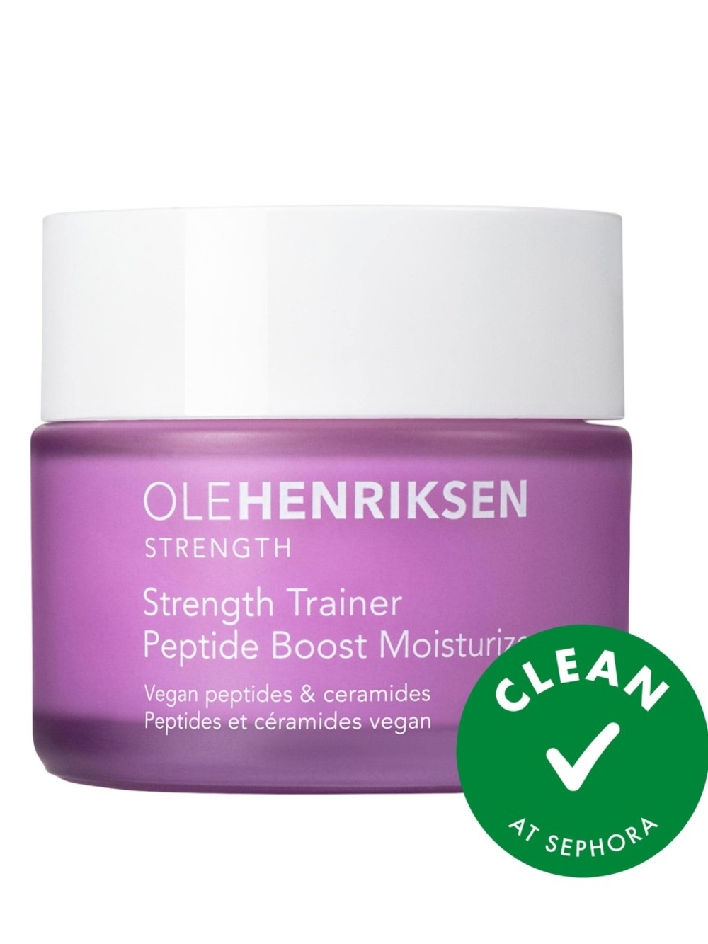 Ole Henriksen Strength Trainer Peptide Boost Moisturizer - Purple & White